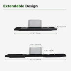 Utoplike Bamboo Bathtub Tray Caddy, Adjustable Bathroom Organizer - Image 5