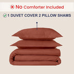Kotton Culture 3 Pc 120" x 98" Duvet Cover Set Oversized King 100% Egyptian - Image 2