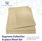 Dobby Stripe Queen Sheets - Image 2