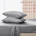 CozyLux Satin Sheets Full Size Sheets - Image 6