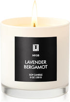 Lulu Candles | Lavender Bergamot | Luxury Scented Soy Jar Candle | Hand Poured - Image 2
