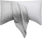Curved Crescent Cooling Side Sleeper Pillow Cases by ELIBABA