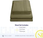 Twin Sheets - Breathable Luxury Sheets - 1800 Supreme Collection Extra Soft - Image 4