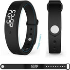 Vibrating Alarm Wristband Deaf People Watch Band Fit Sleeps Rise Silent Shock - Image 2