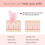 Gua Sha Facial Tools, Rose Quartz Guasha Tool - Image 5