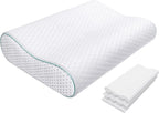 Releep Cervical Neck Pillow, Side Sleeper Pillow by Releep