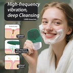 Facial Cleansing Brush, 3-in-1 Electric Silicone Face Scrubber, Vibrating - Image 2