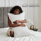 MR&HM Satin Bed Sheets, Twin XL Size Sheets Set - Image 3