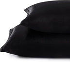 Satin Pillowcases with Zipper （20x26）, Standard Size Pillowcases Set of 2 - Image 5