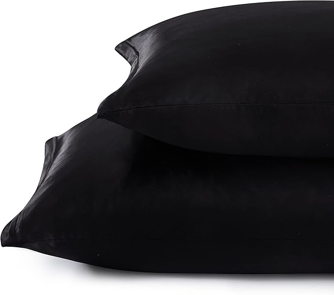 Satin Pillowcases with Zipper （20x26）, Standard Size Pillowcases Set of 2 - Image 5