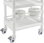 Salon Storage Cart, 3 Tier Rolling Beauty Organizer - Image 5