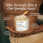 Bare Botanics Vanilla Hazelnut Coffee Body Scrub 24 oz - Image 5
