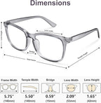 VISOONE Blue Light Blocking Glasses Square - Image 6
