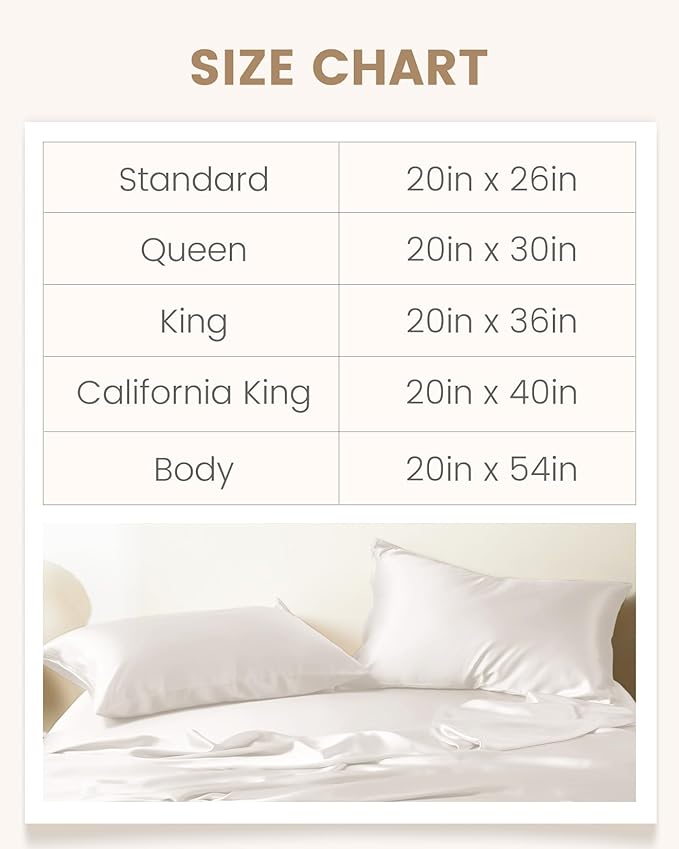 THXSILK 100% Pure Mulberry Silk Body Pillowcase - Image 9