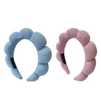 KVZVK Puffy Sponge Spa Hairband, 2 Pack by kvzvk