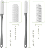 2-Pack Toe Cleaning Brush with Long Handle – Foot Scrubber & Exfoliating - Image 2