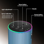Waterless Essential Oil Diffuser, 7 Colors LED Light, Battery Powered Mini - Image 3