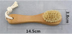 2 Pack 5.7" Bamboo Handle Dry Facial Cleansing Brush - Image 2