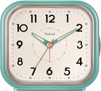 Tinload 4.3" Vintage Retro Analog Alarm Clock, Super Silent Non Ticking Clock by Tinload