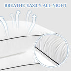 JOLLYVOGUE King Size Bed Pillow 1-Pack, Single Pillow - Image 5