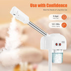 Facial Steamers, Hot Ozone Face Steamer on Wheels - Image 3
