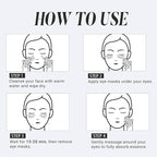PEAUAMIE Under Eye Patches Collagen and Peptide Eye Mask - Image 7
