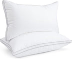viewstar Bed Pillows Set of 2, Hotel Quality Cooling Down Alternative Gusseted by Viewstar