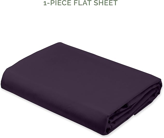 Elegant Comfort Premium Hotel Quality 1-Piece Flat Sheet, Luxury & Softest 1500 - Image 2