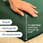 Flex Top Split Head King 4 Piece Sheet Set - Image 4
