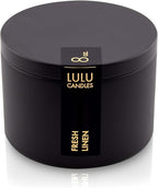 Lulu Candles | Fresh Linen Scented Candle | Smells Clean & Crisp | Luxury by LULUCANDLES