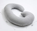 1 MIDDLE ONE Pregnancy Pillow, C Shaped Full Body Pillow - Image 2