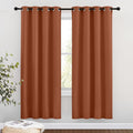 NICETOWN Blackout Burnt Orange Curtains 72 inches Long by NICETOWN