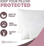 CirclesHome Pillow Protectors 2 Pack Body Zippered - Image 4