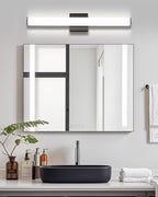 LED Bathroom Vanity Light Fixtures 24in Matte Black, Dimmable18W 4000K Natural - Image 8