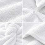 100% Turkish Cotton Hair Towel Wrap 2 Pack – Oeko-TEX Certified Quick Dry Turban - Image 4