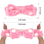 Ondder 8 Pcs Striped Spa Terry Cloth Headbands - Image 4