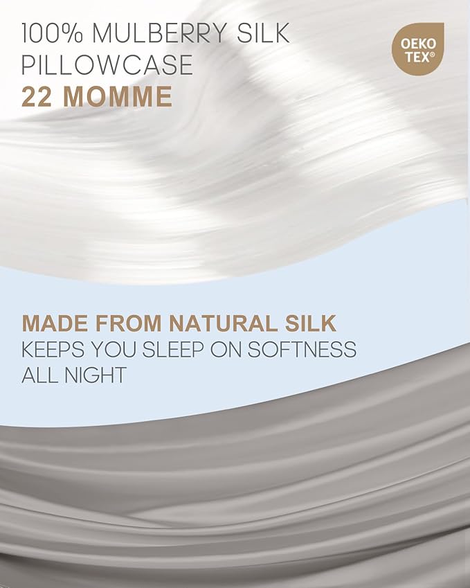 THXSILK Set of 2 Silk Pillowcase - Image 2