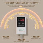 UTK Infrared Heating Pad for Back, Luxury Gift Design, 5X Deeper Pain Relief - Image 5