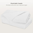 BIOWEAVES 100% Organic Cotton 700 GSM Plush Bath Towels 30" x 58" GOTS Certified - Image 2