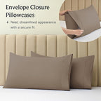 LuxClub 4 PC King Sheet Set, Breathable Luxury Bed Sheets, Deep Pockets 18" - Image 3