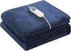 Wapaneus Heated Blanket Electric Blanket 62" x 84" Twin Size by Wapaneus