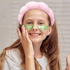 Luckybear Spa Headband for Face Washing, Velvet Makeup Headband - Image 6