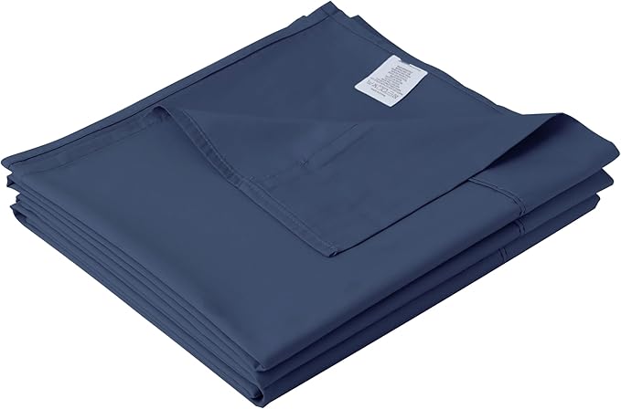 Cotton Cal King Flat Sheet Only, 600 Thread Count 100% Egyptian Cotton Top by ZaizaiHome