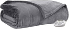 Serta Luxuriously Soft Plush Electric Blanket Fast Heating Cozy Cover, Safety - Image 6