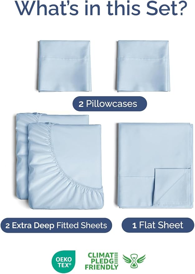 Extra Deep Split King Sheet Set - Image 2