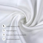 Jocoku 100% Mulberry Silk Pillowcases Set of 2 - Image 3