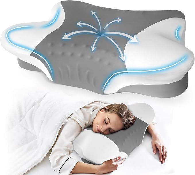 Cervical Neck Pillow for Side Sleeper - Image 4