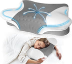Cervical Neck Pillow for Side Sleeper by Puzzlandia