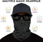 Venswell Neck Gaiter Face Mask Men Women, Seamless Bandana Rave Face Cover - Image 3
