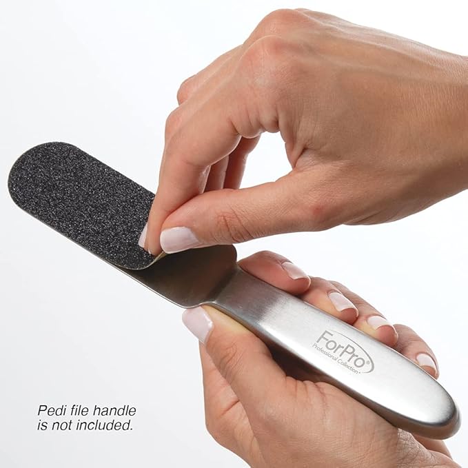 ForPro Professional Collection Stainless Steel Pedi File Refill, EZ-Strip Peel - Image 4